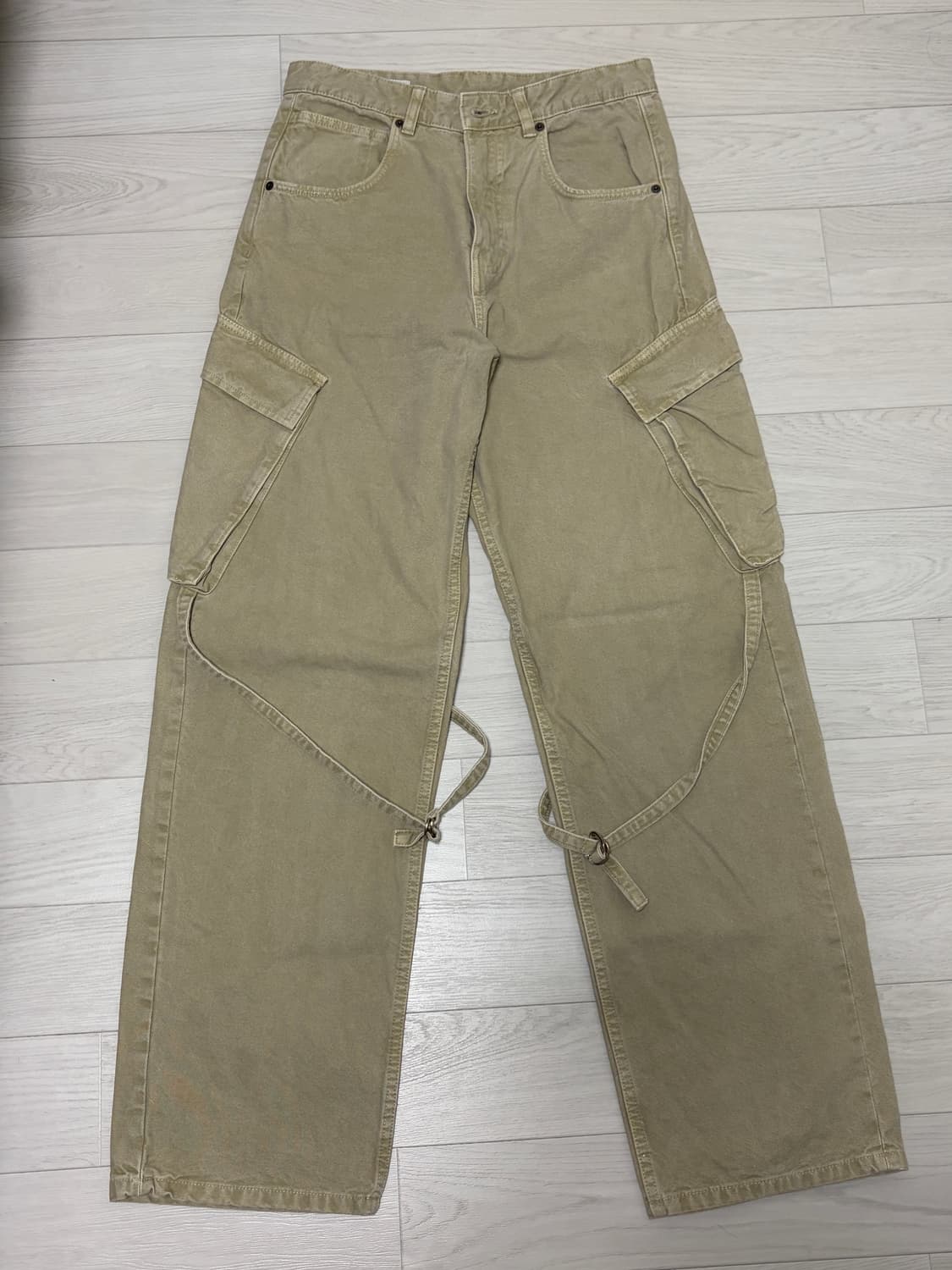 30) 자라 스트랩 카고 진  상품이미지1