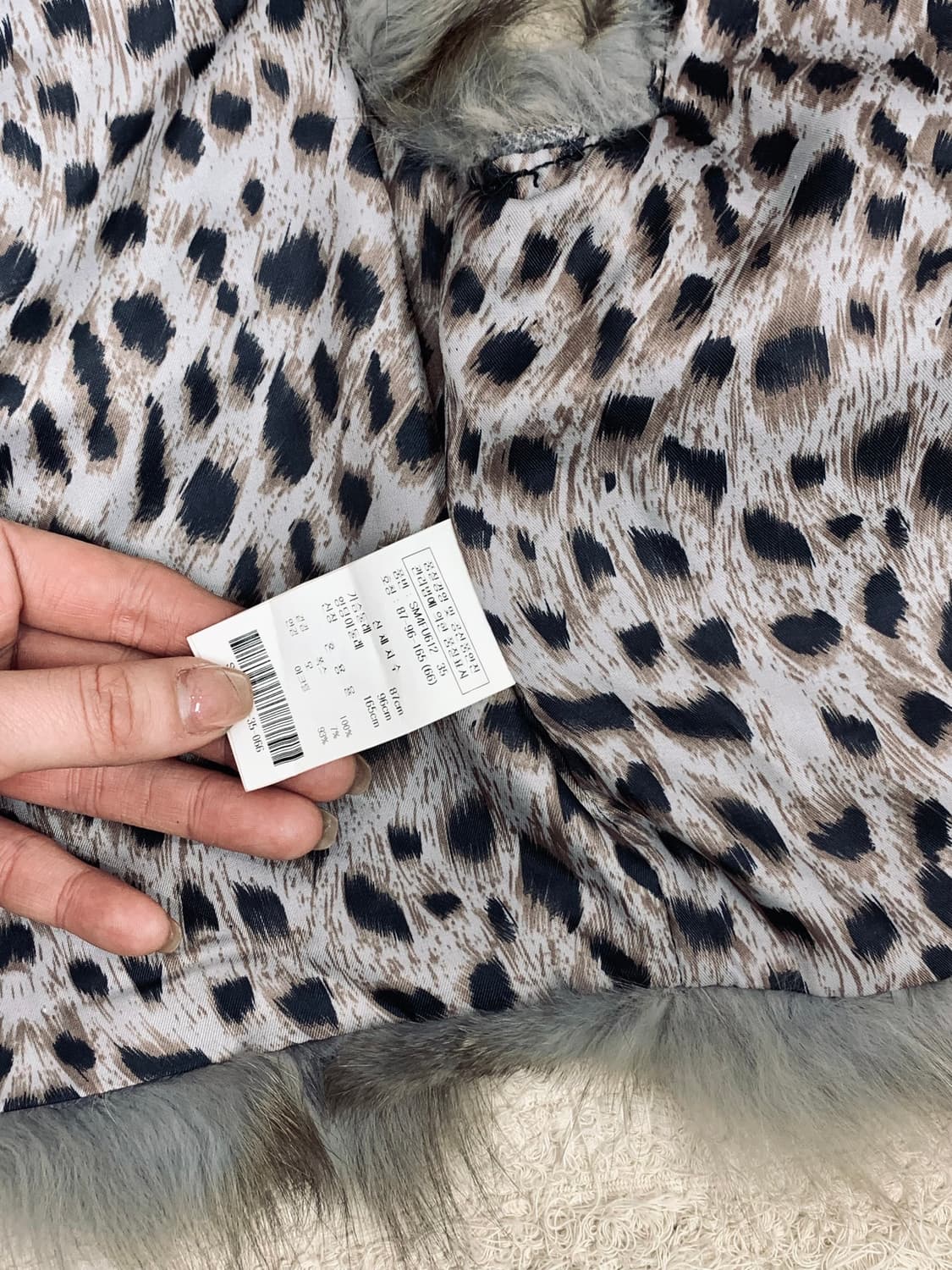 Gray-Brown Fox Fur Vest 상품이미지3