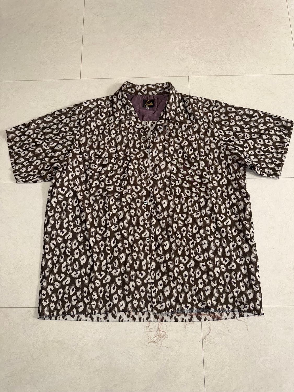 (XL) 니들스 레오파드 셔츠 Needles 상품이미지1