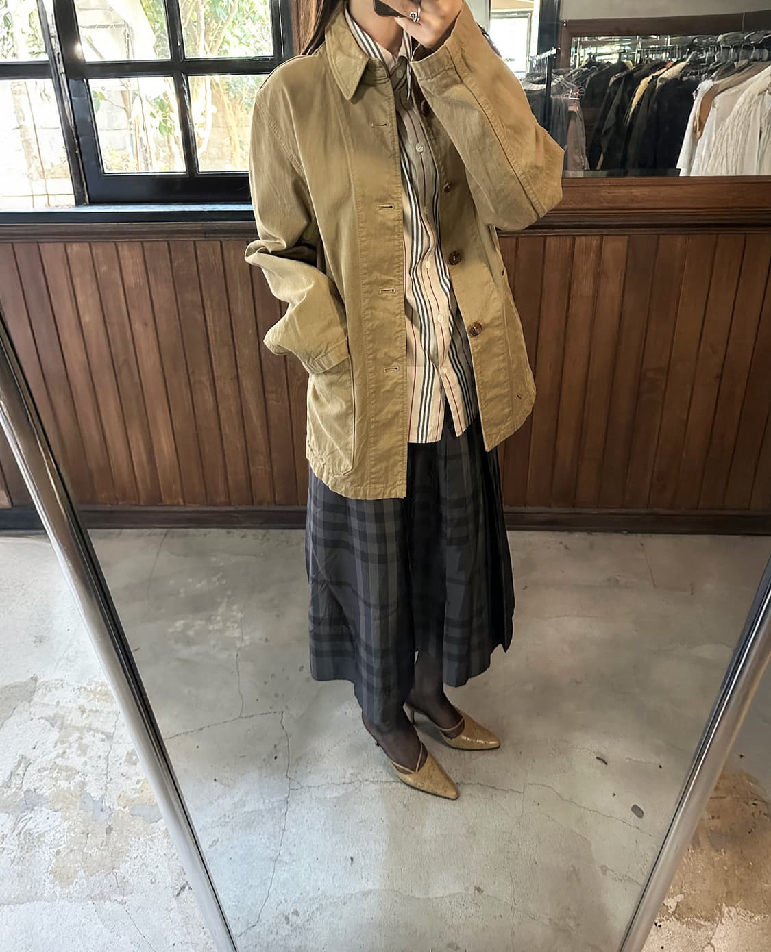 BURBERRY LONDON nova check skirt 상품이미지5