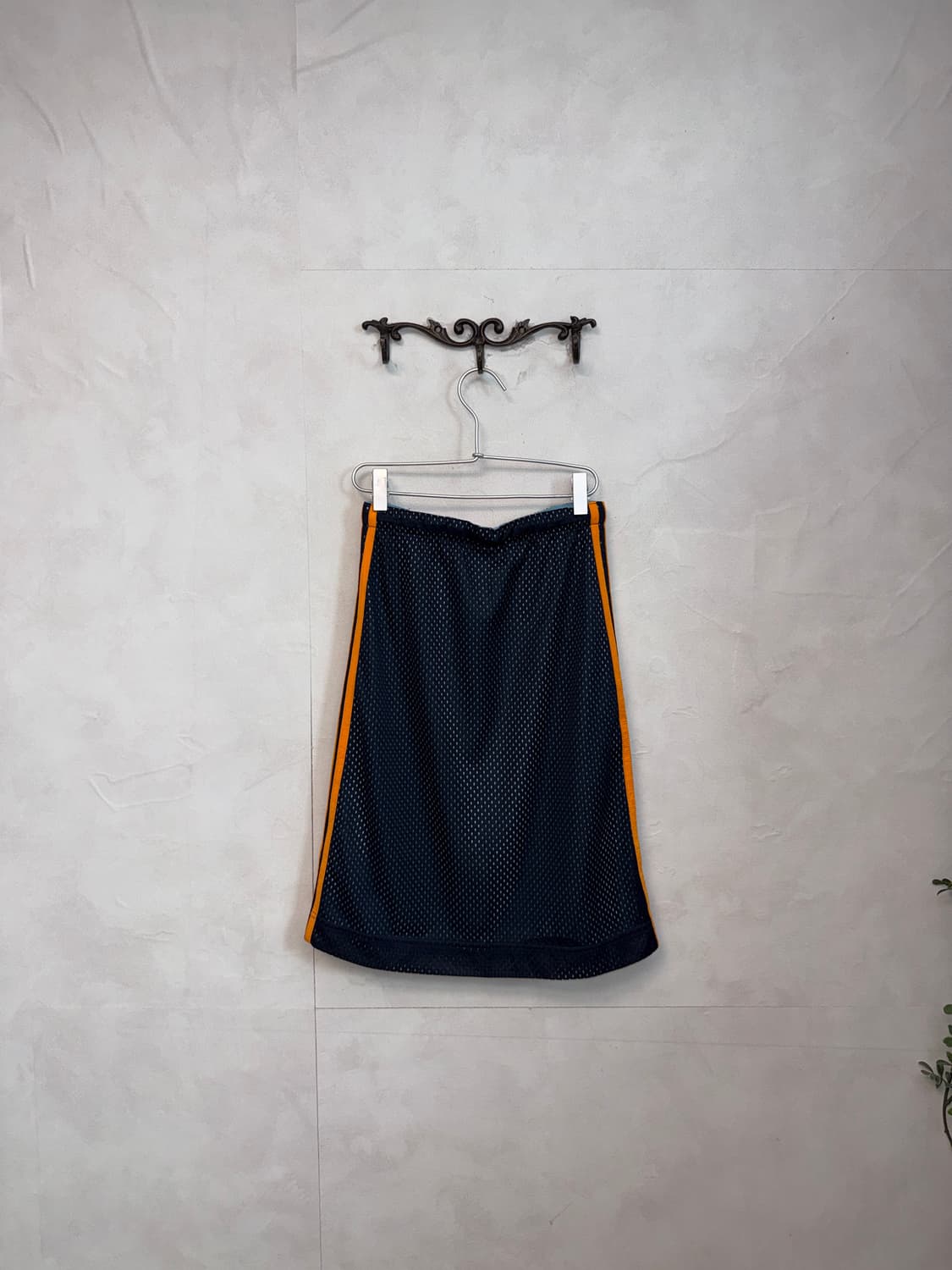 Adidas navy mesh track reversible skirt 상품이미지5