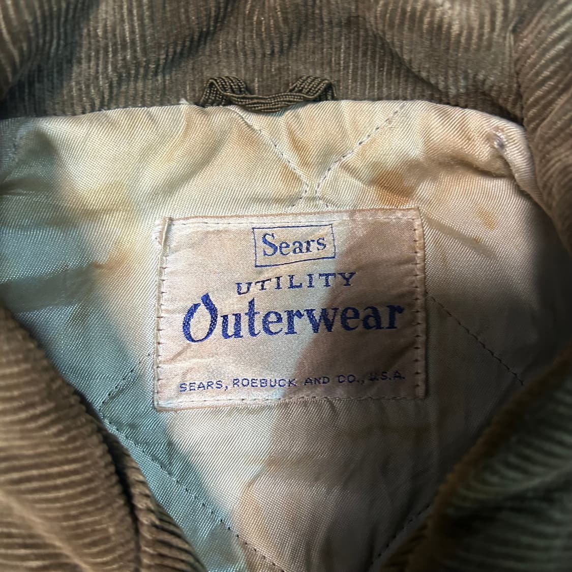 [XL] 60s sears 코듀로이 워크자켓 상품이미지3