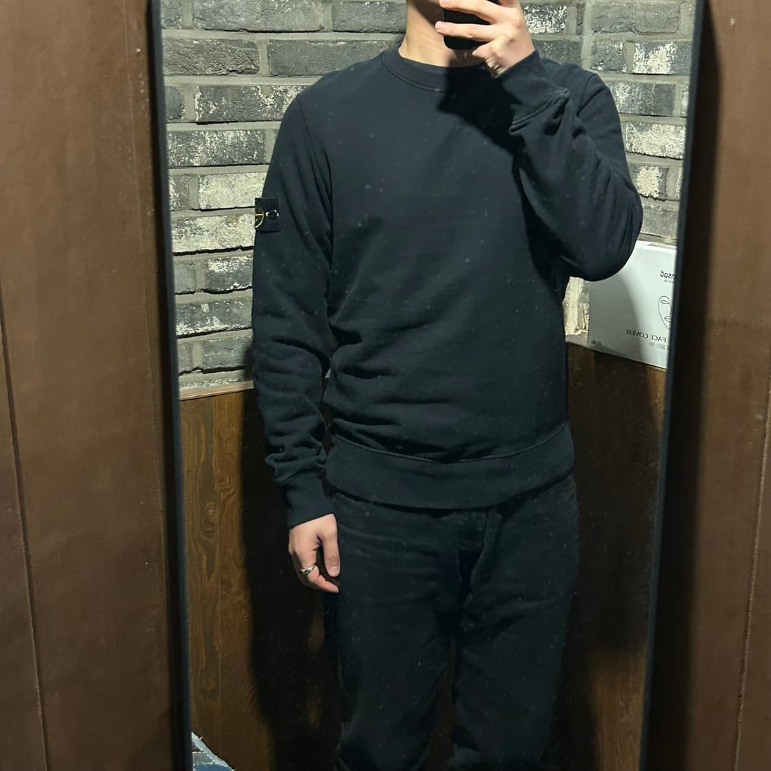 L) 스톤아일랜드 블랙 와펜 맨투맨 스웨트셔츠 정품 상품이미지9