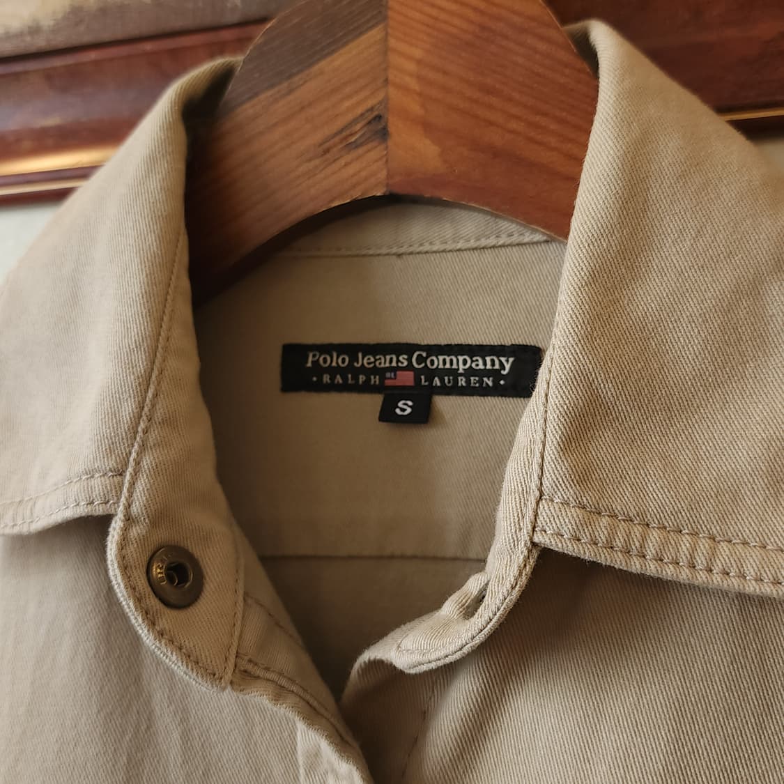 00년대 폴로 진스 컴퍼니 사파리 벨트 코튼 원피스 S 상품이미지4
