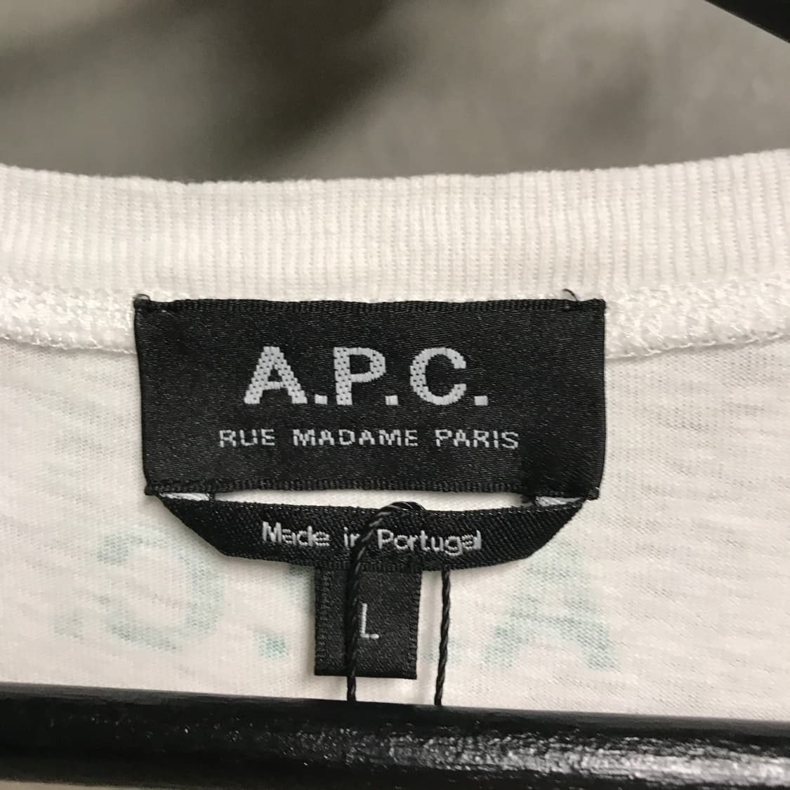 APC 아페쎄 반팔 티셔츠 화이트 L 상품이미지5