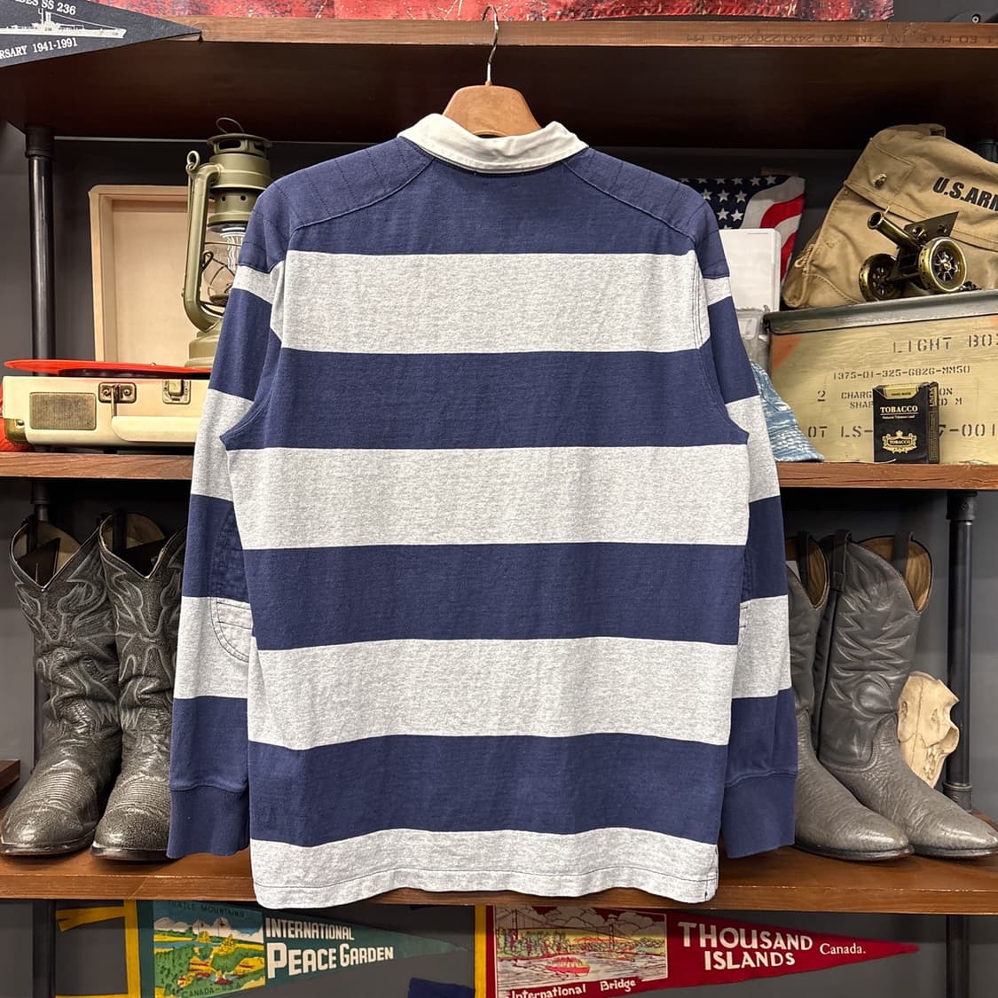 신형라벨 폴로 랄프로렌 클래식 스트라이프 럭비셔츠 N928 상품이미지2