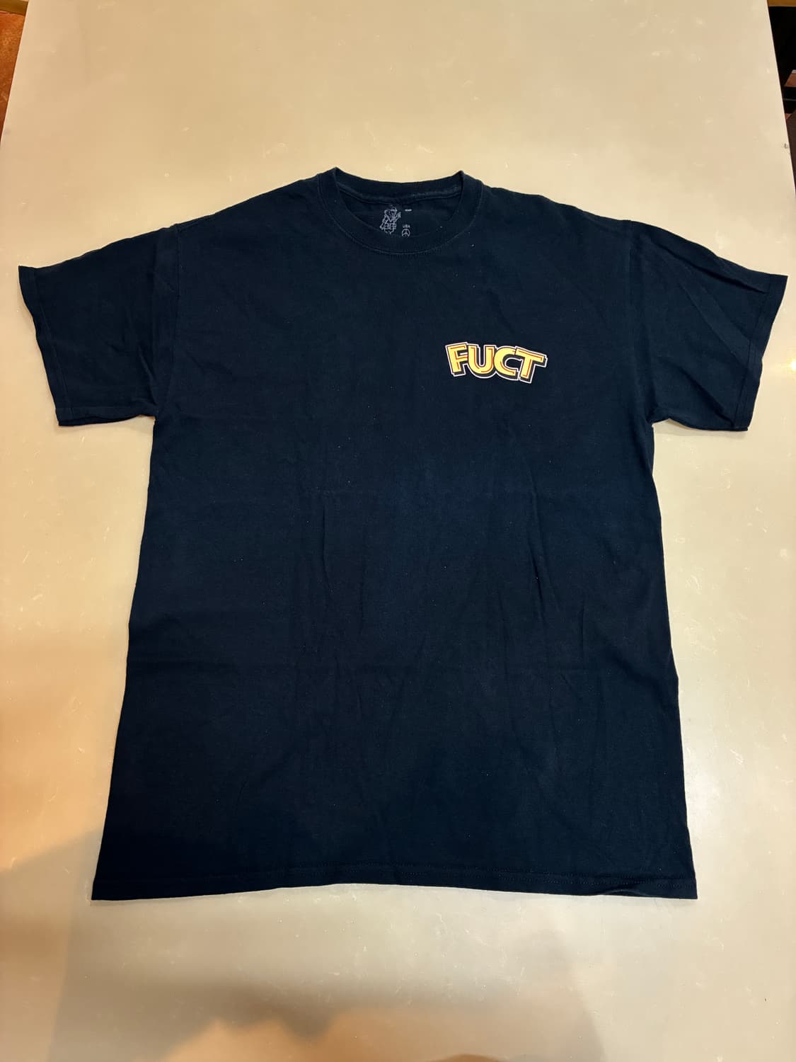 M) FUCT 퍽트 티셔츠 블랙 Made in USA 상품이미지1