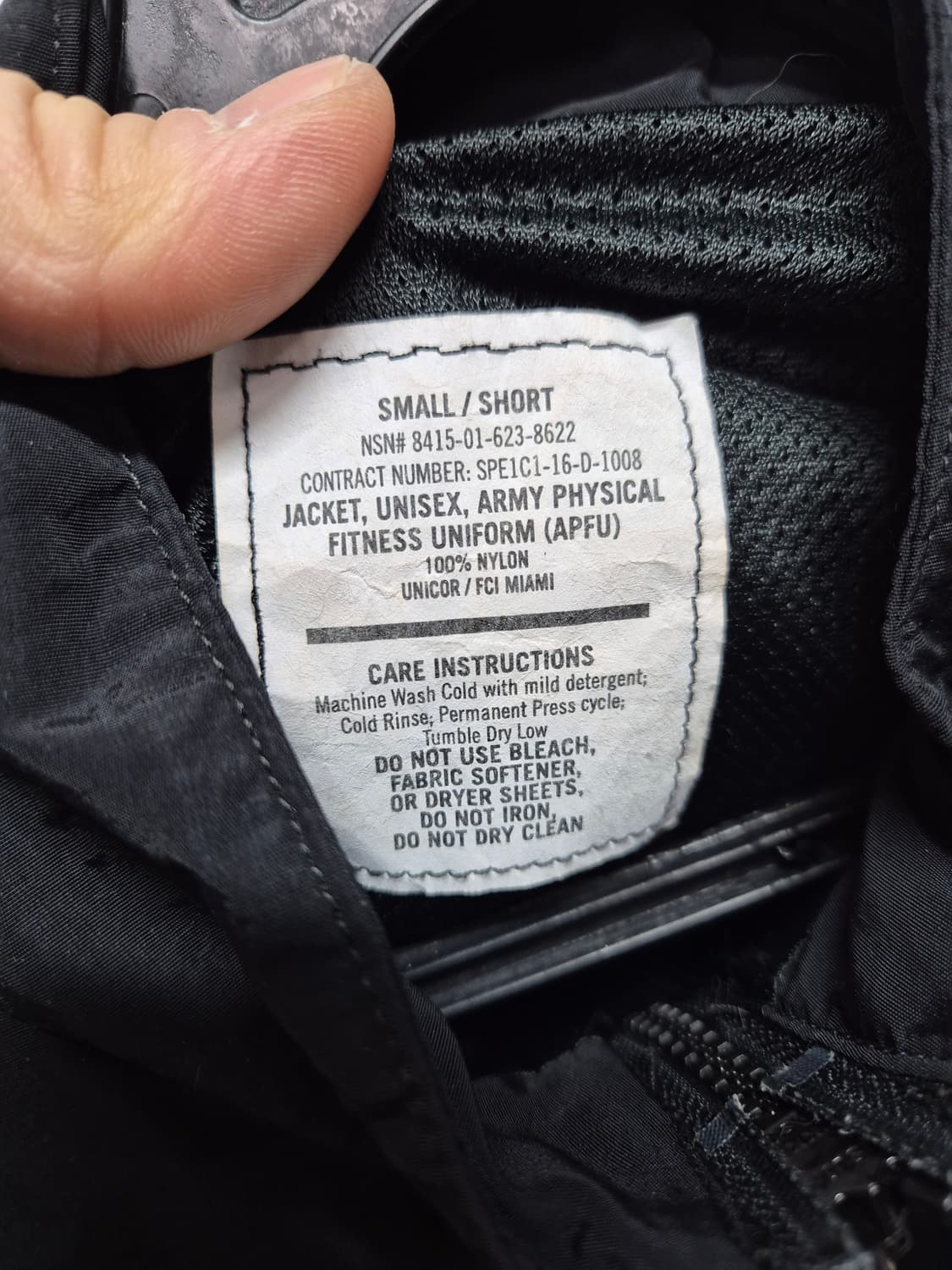 미군 apfu 바람막이  상품이미지3