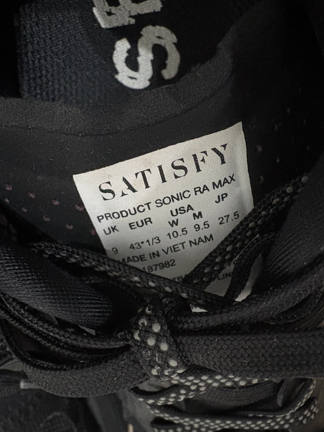살로몬 X 세티스파이 / 소닉 RA 맥스 블랙 / 275 상품이미지6