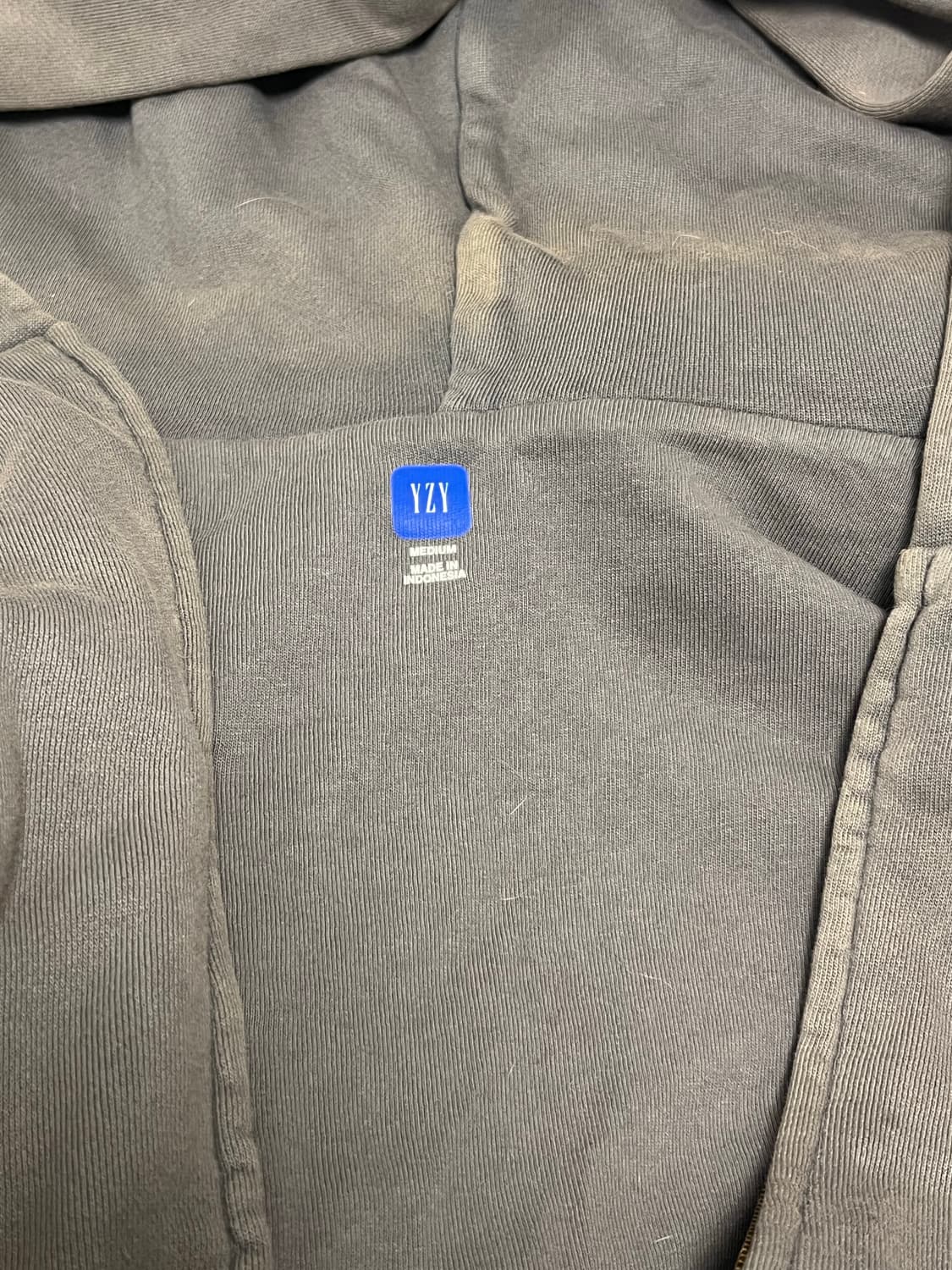 이지 갭 후드집업 M 다크그레이 상품이미지2