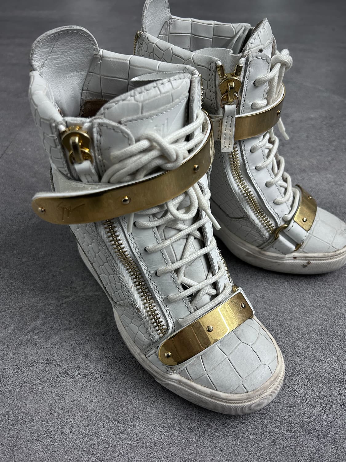 쥬세페자노티 파이톤 히든 웨지 하이탑 상품이미지6