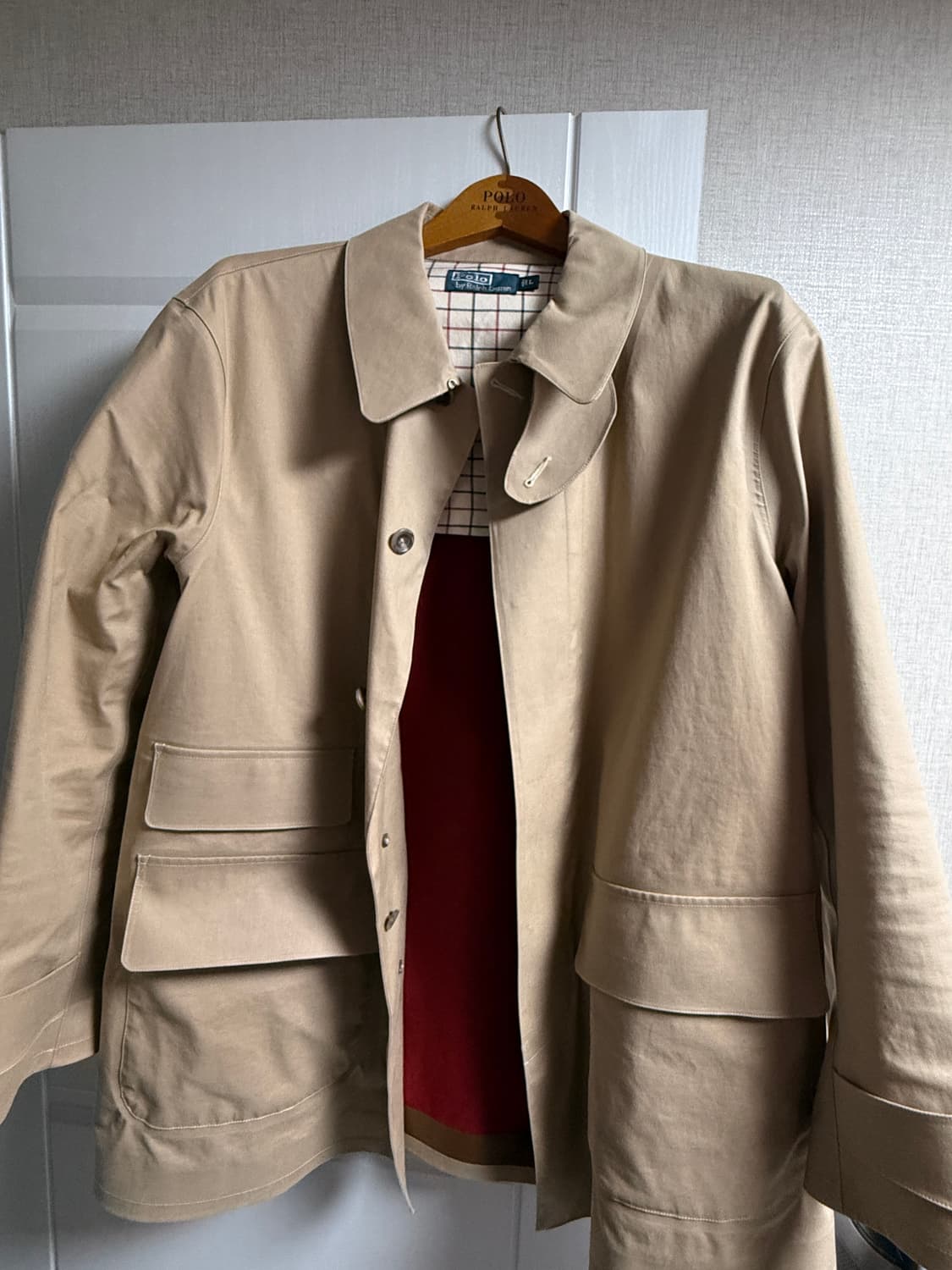 폴로 랄프로렌 베이지 코트 L 상품이미지1