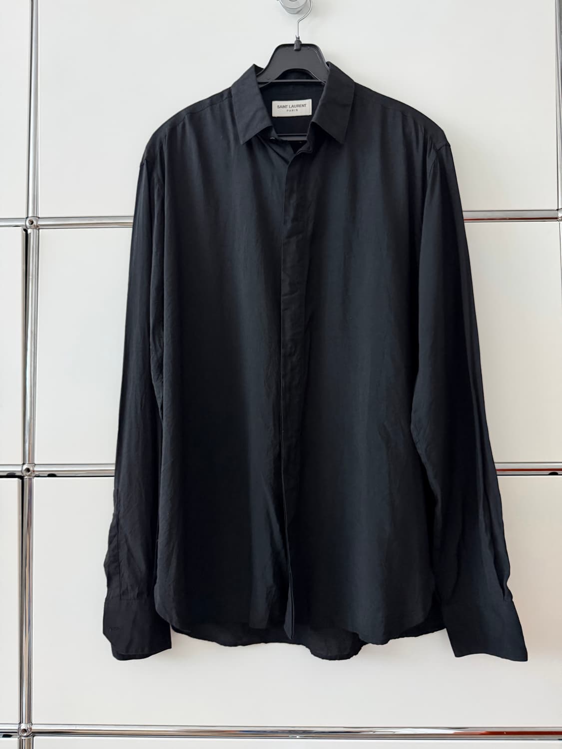 생로랑 실크 셔츠 상품이미지1