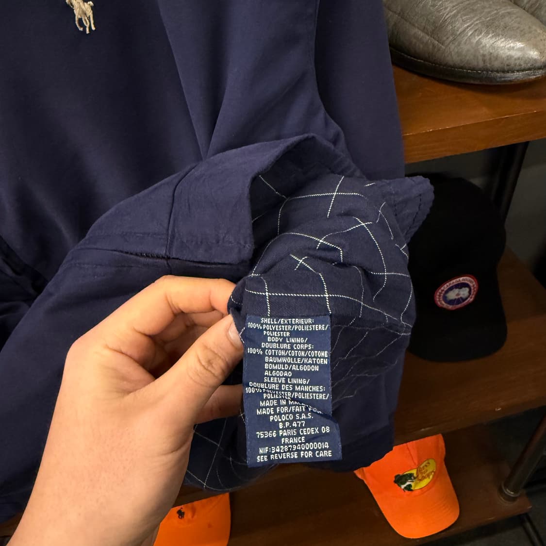 폴로 골프 체크 라이닝 스윙탑 자켓 블루종 컨트리 N649 상품이미지8