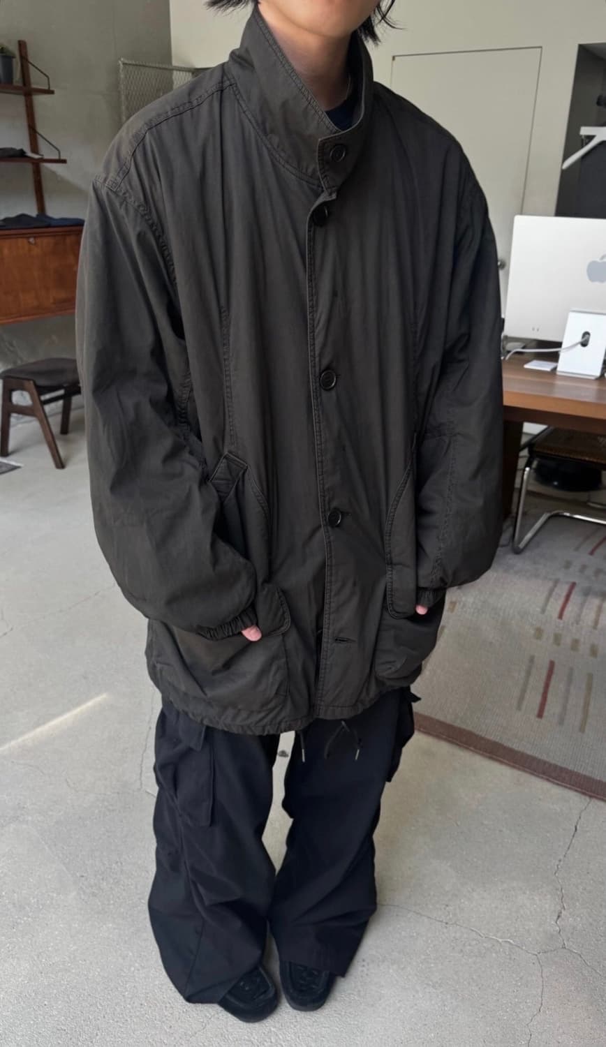 폴리테루 패디드헌트코트 카키올리브4 상품이미지1