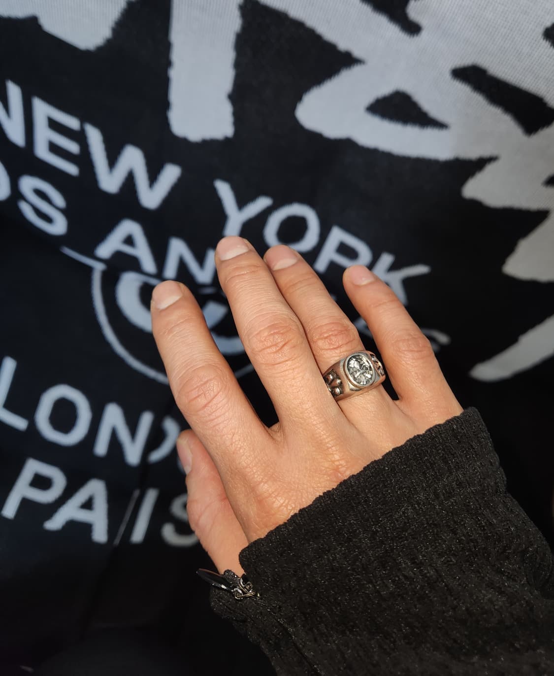 크롬하츠 무드 수정반지  상품이미지3