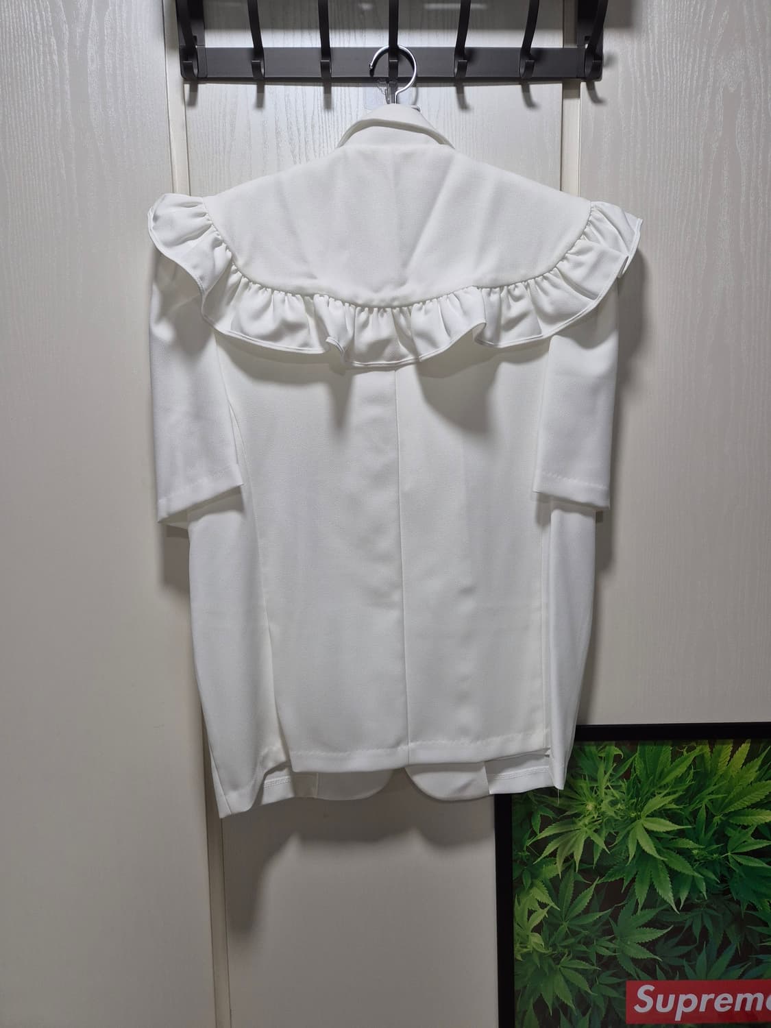 (타임세일)(새상품)DINT 딘트 화이트 프릴 블라우스 자켓 상품이미지10