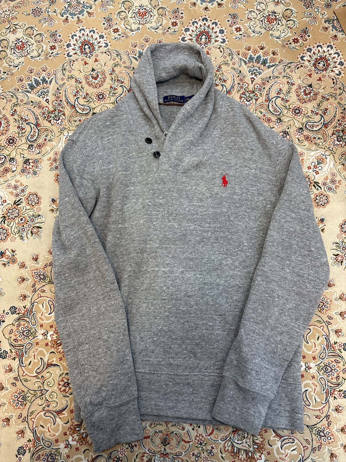 폴로 그레이 맨투맨 상품이미지2