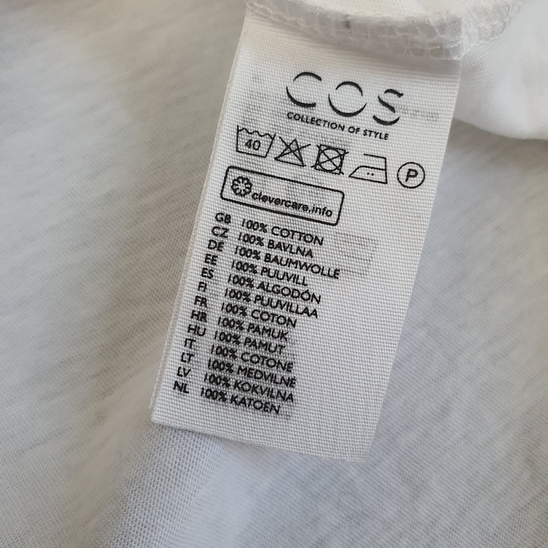 COS 코스 반팔티 남자105 상품이미지5