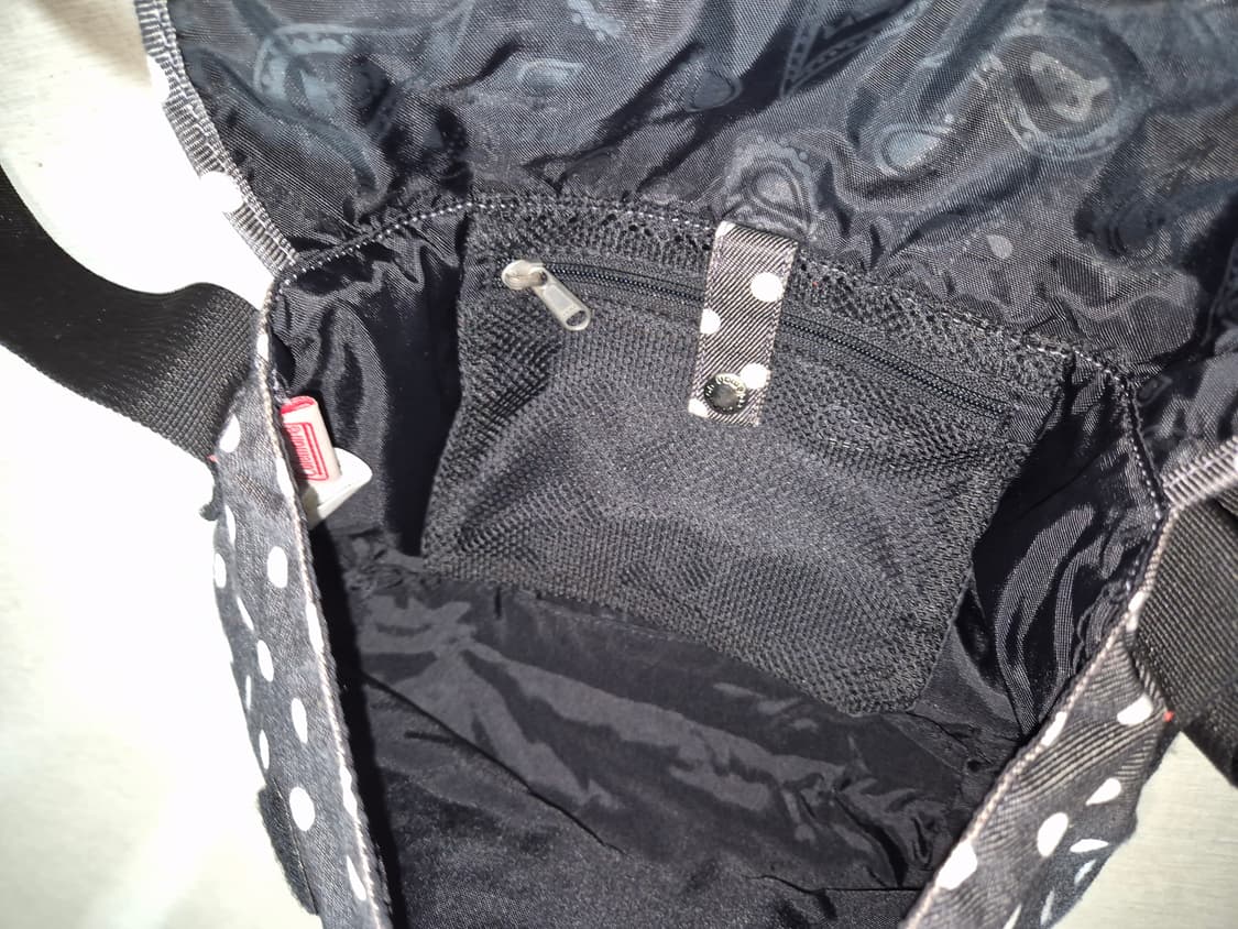 콜맨 땡땡이 도트 데님 크로스백/빈티지 모리걸 00's 상품이미지8