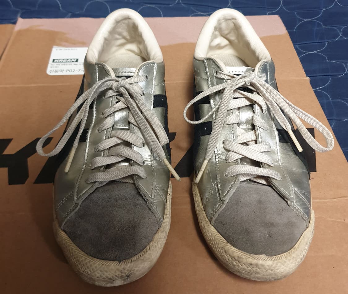 오니츠카타이거 파브레 실버 블랙 스니커즈 (245) 상품이미지3