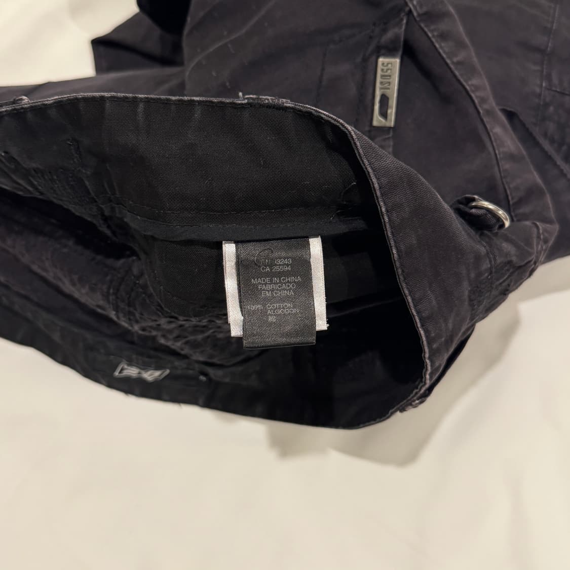 디젤 커브드 핏 코튼 팬츠 블랙 29 상품이미지9