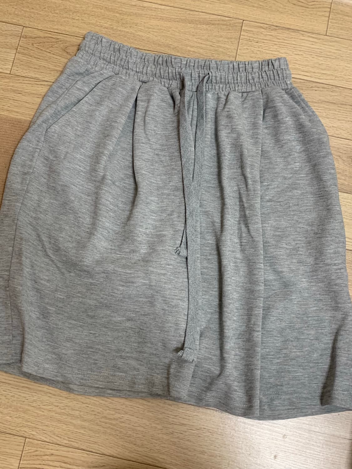 에이지오디 와이드 버뮤다 원턱 스웨트 팬츠 L 상품이미지2