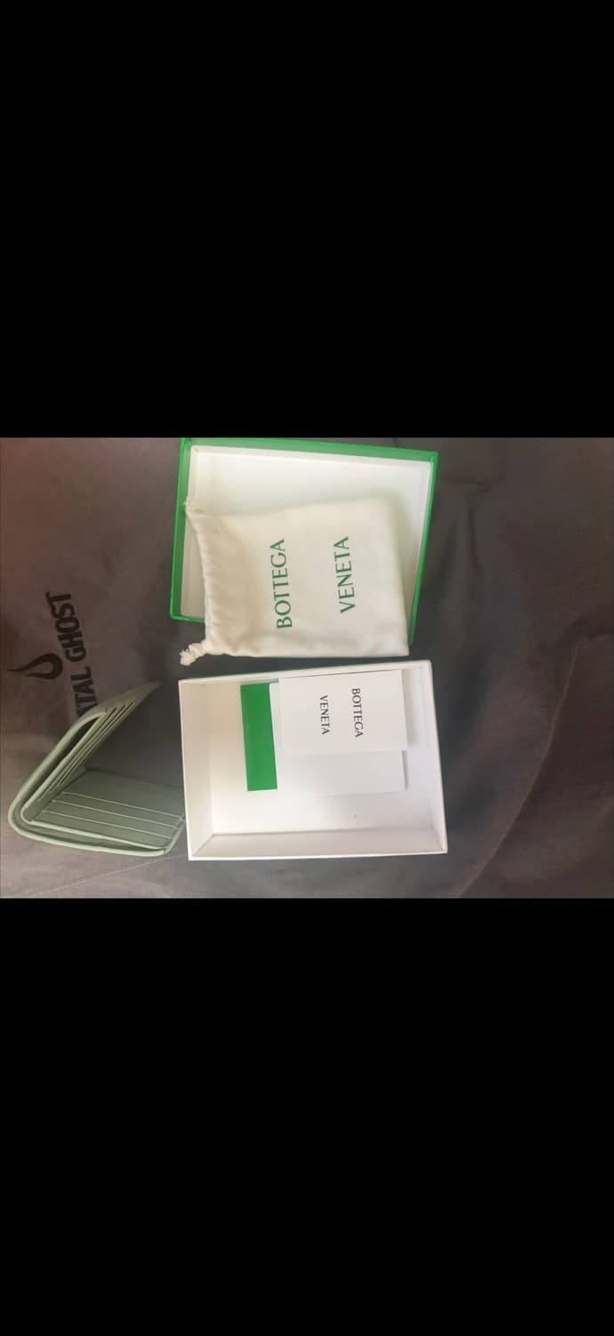 보테가베네타 인트레치아토 반지갑 민트 상품이미지3