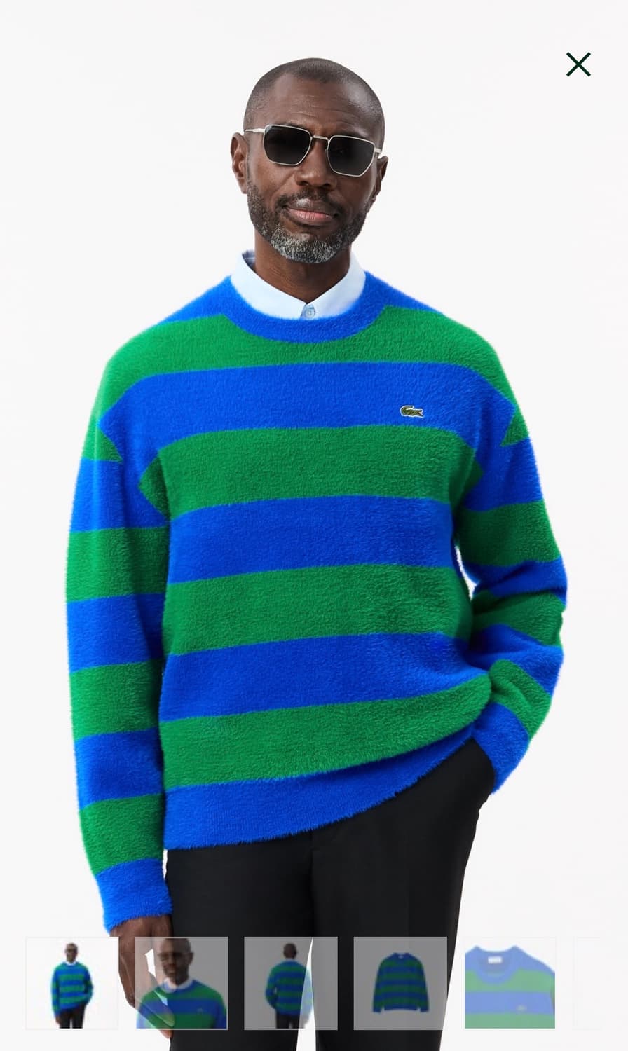 라코스테 스트라이프 풀오버 니트 새상품 상품이미지4