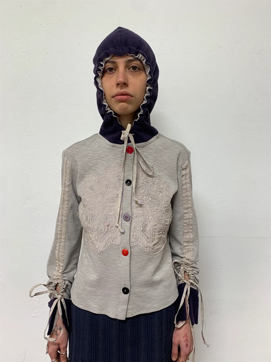 Garbage Core patched hoodie 상품이미지2