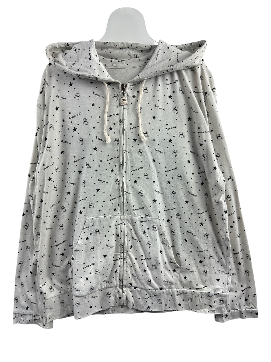 JPN 고스트 도트 후드집업1506 상품이미지1