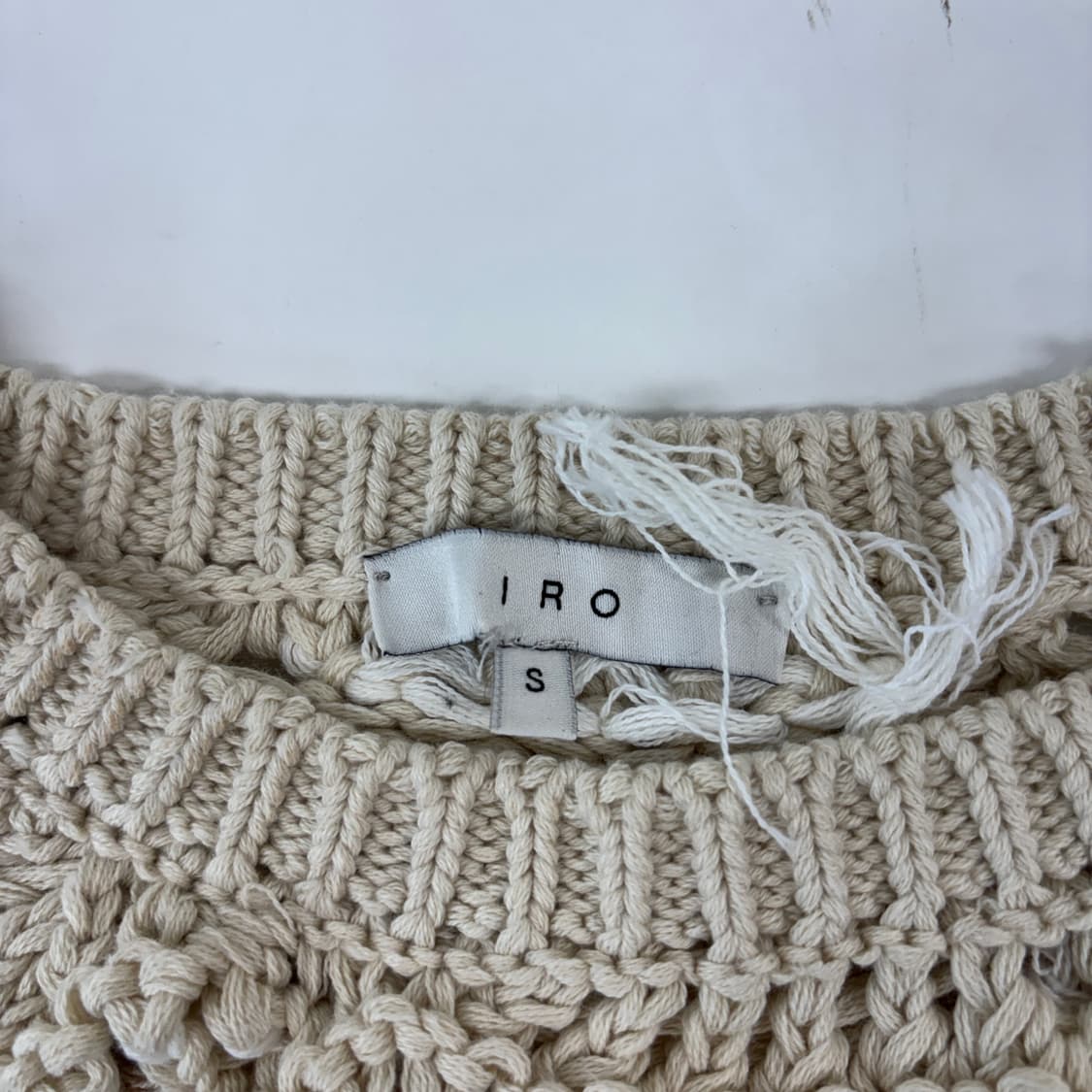 IRO 이로 크로셰 니트  상품이미지6