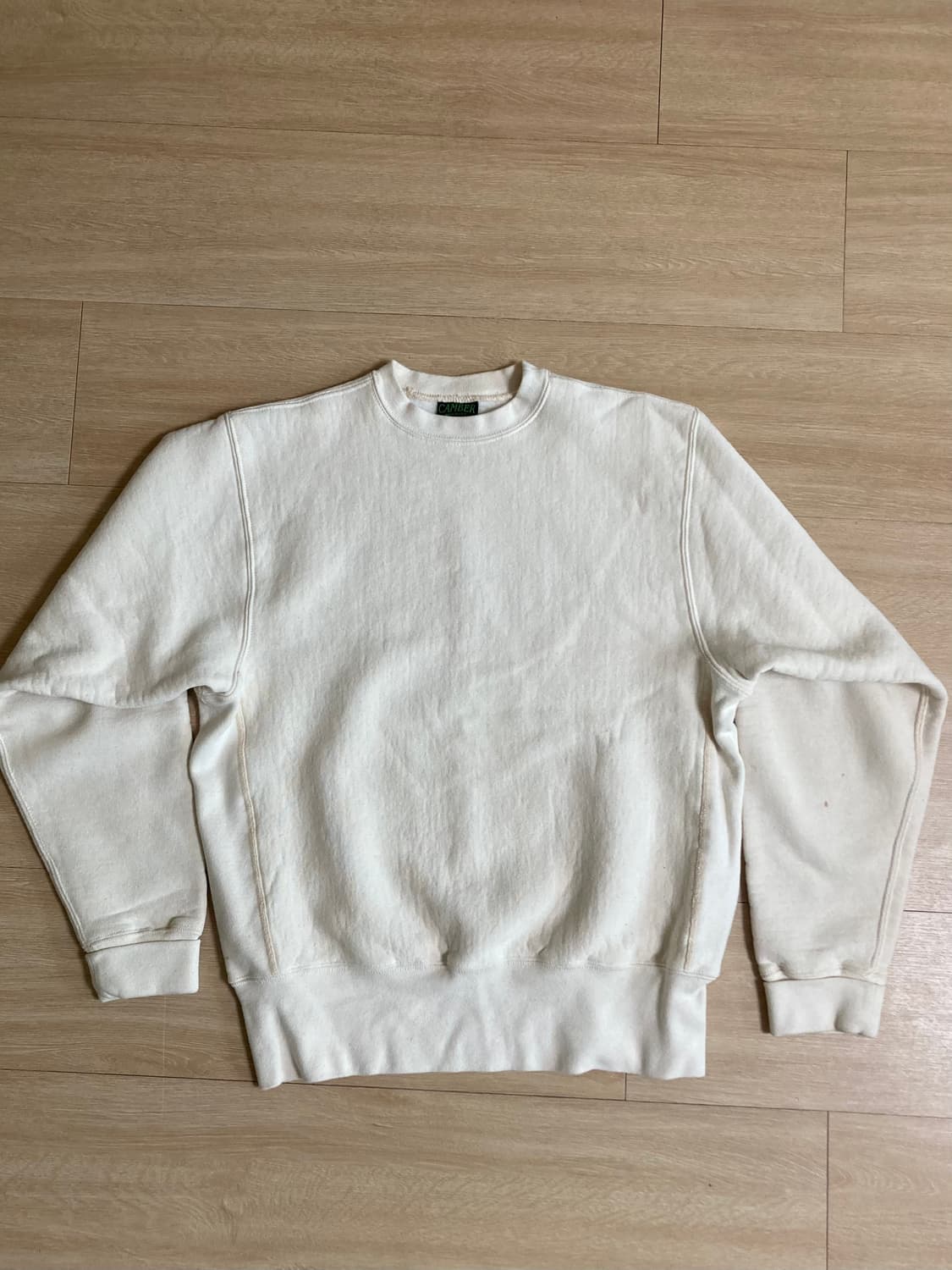 캠버 오트밀 스웻셔츠 made in usa 상품이미지1