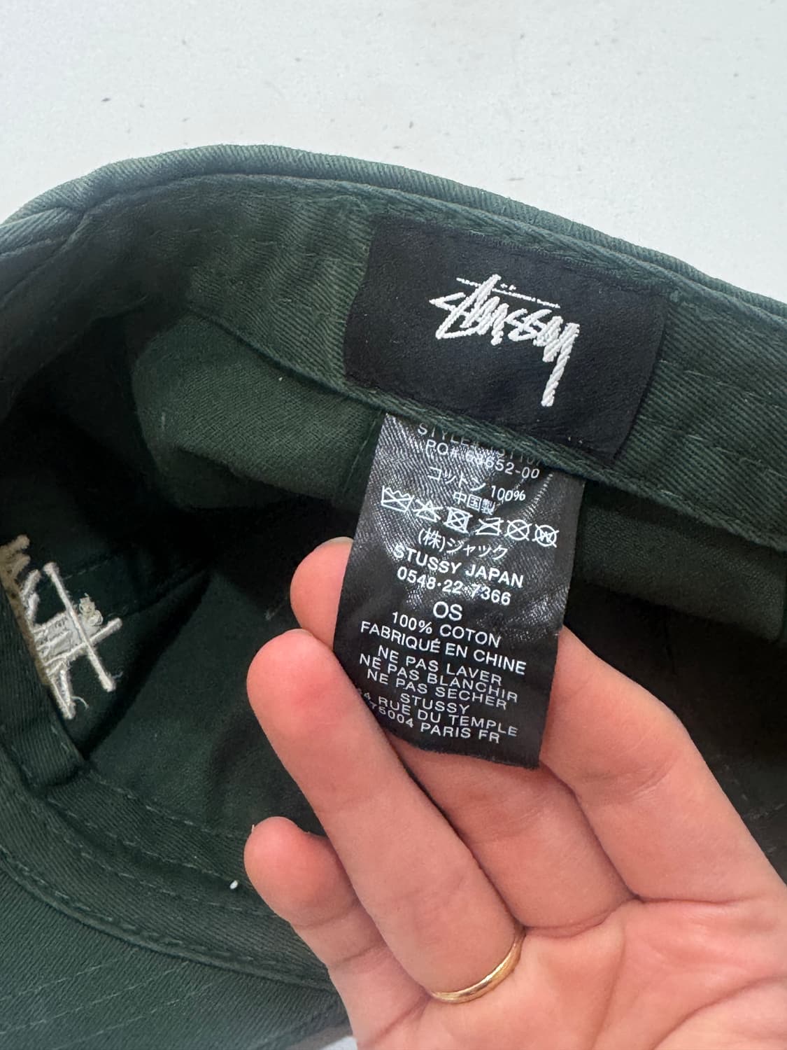 스투시 베이식 스탁 로우 프로캡모자(쿨거 시 반택무료) 녹색 상품이미지3