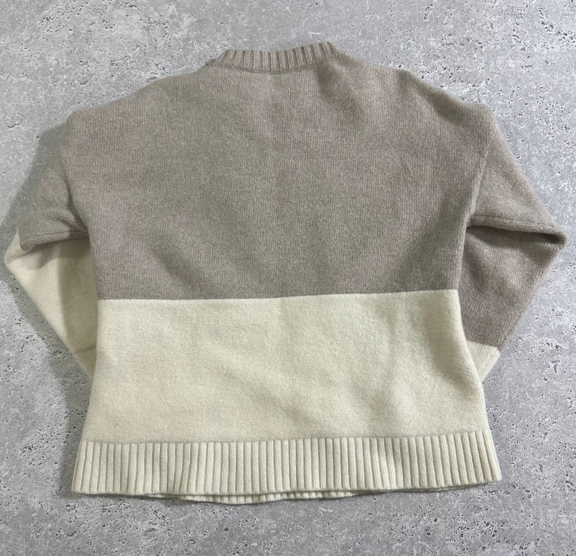 Off-White 토푸 배색 크루넥 스웨터 정품 상품이미지3