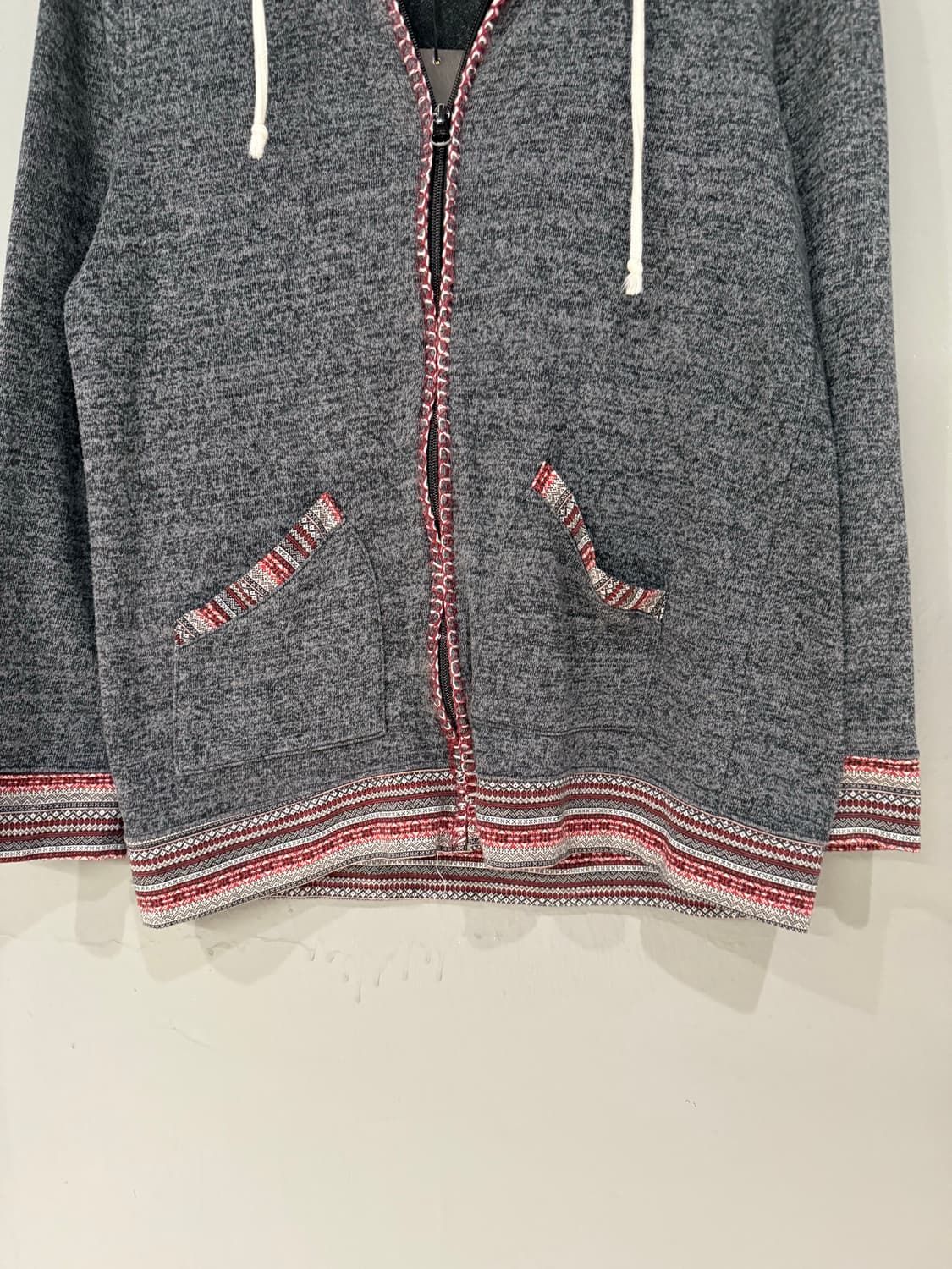 ethnic pattern point hood zip-up 상품이미지5