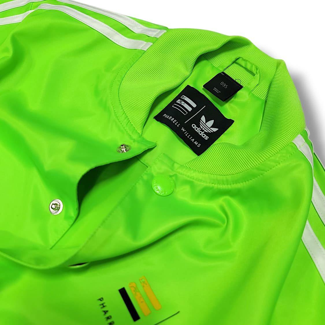 [95] 아디다스 네온그린 퍼렐 윌리엄스 콜라보레이션 트랙 자켓 상품이미지7