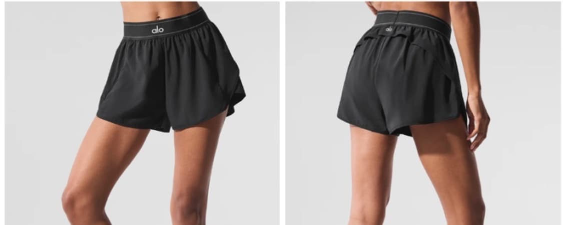 alo 알로요가 매치포인트 쇼츠 블랙 M사이즈 상품이미지3