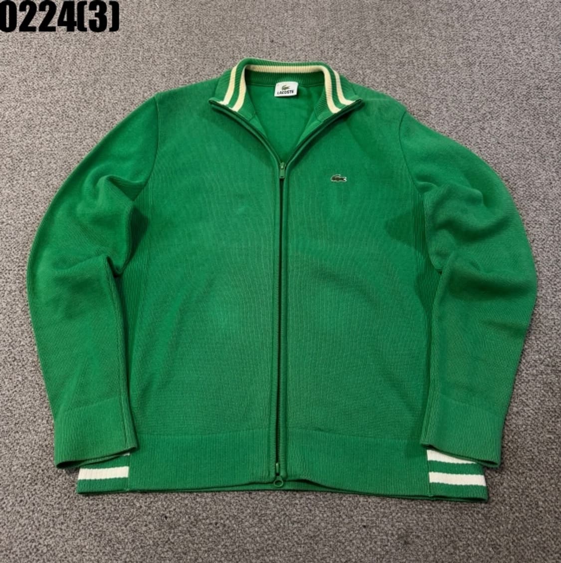 라코스테 니트 집업 자켓 상품이미지1