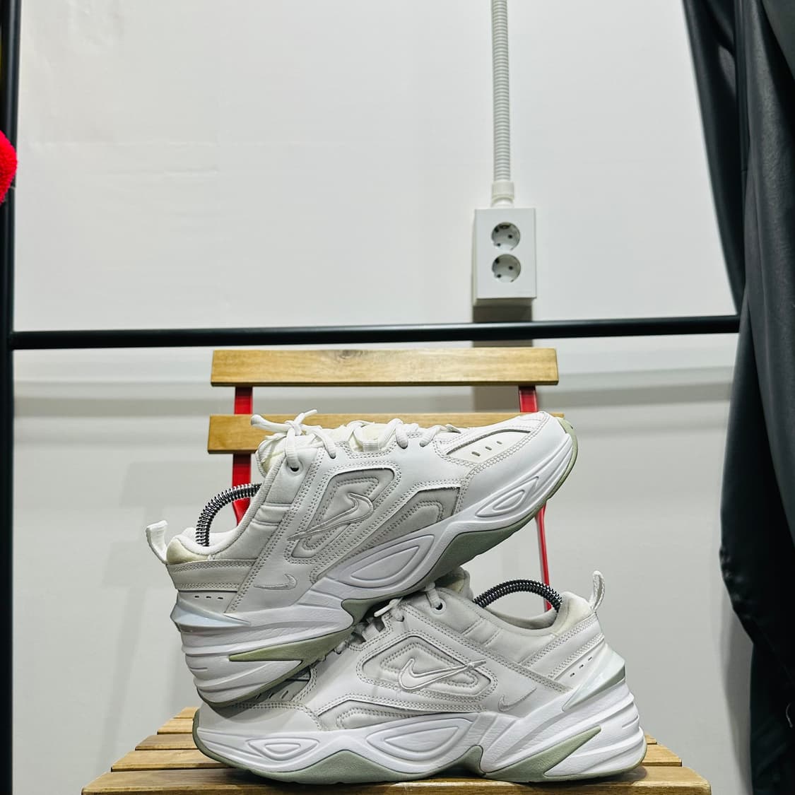 255) 나이키 운동화 남성 남자 신발 M2K 테크노 화이트 상품이미지7