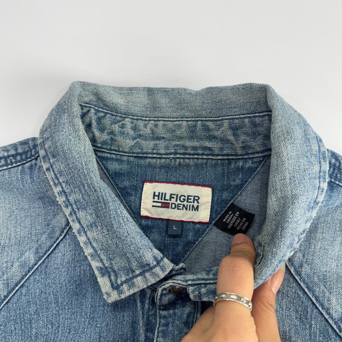 Tommy Hilfiger 타미힐피거 데님 셔츠 상품이미지5