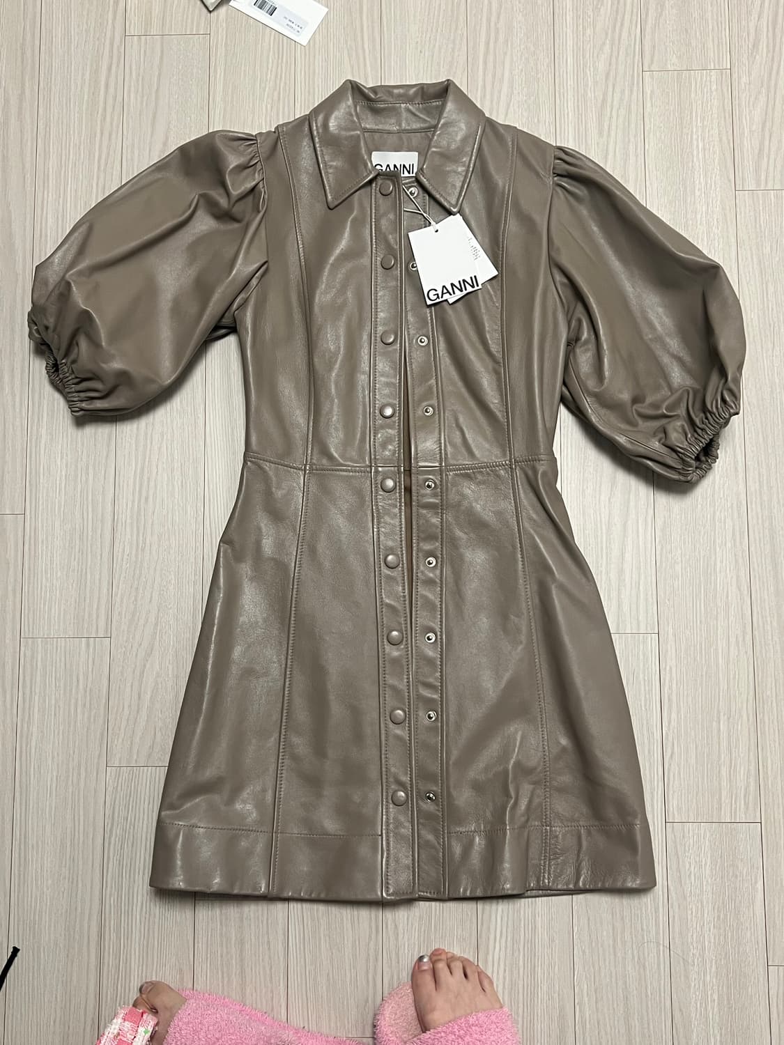 가니 가죽 원피스 상품이미지1