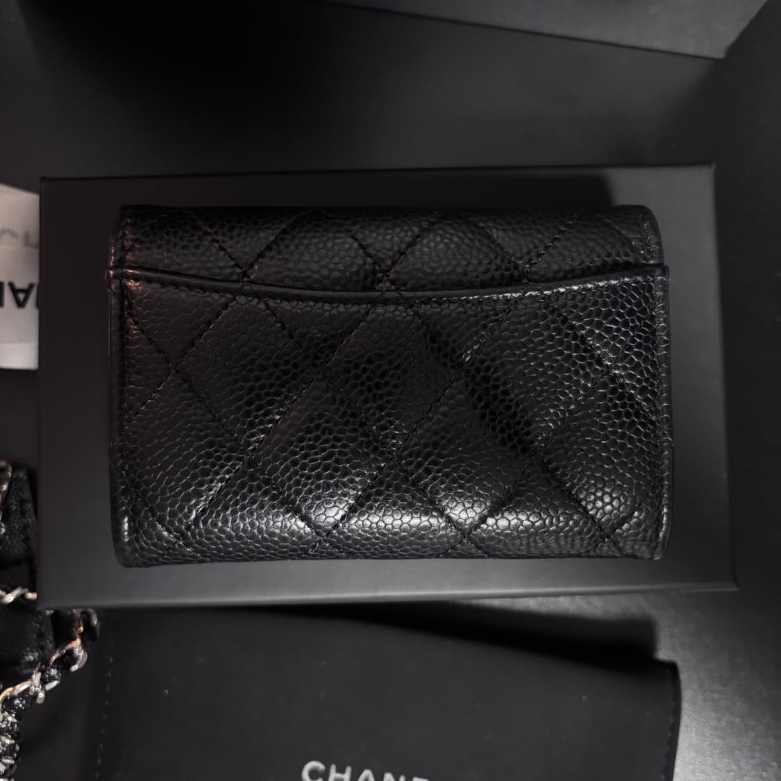 샤넬 클래식 똑딱이 은장 (내장칩) 상품이미지4