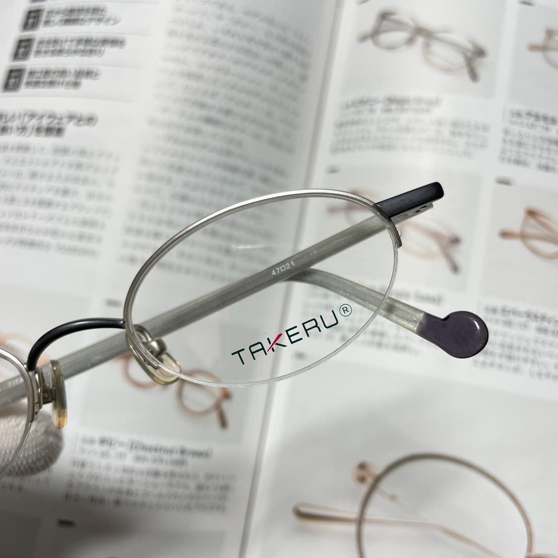 TAKERU 타케루 일본 제작 반무테 안경 상품이미지2