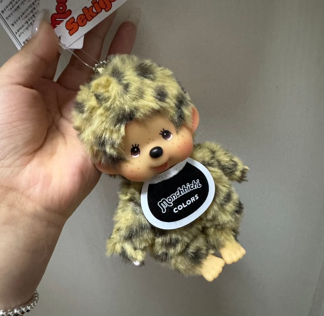 몬치치 호피 무늬 블렉 컬러즈 레오파드 ss 인형 키링 상품이미지6