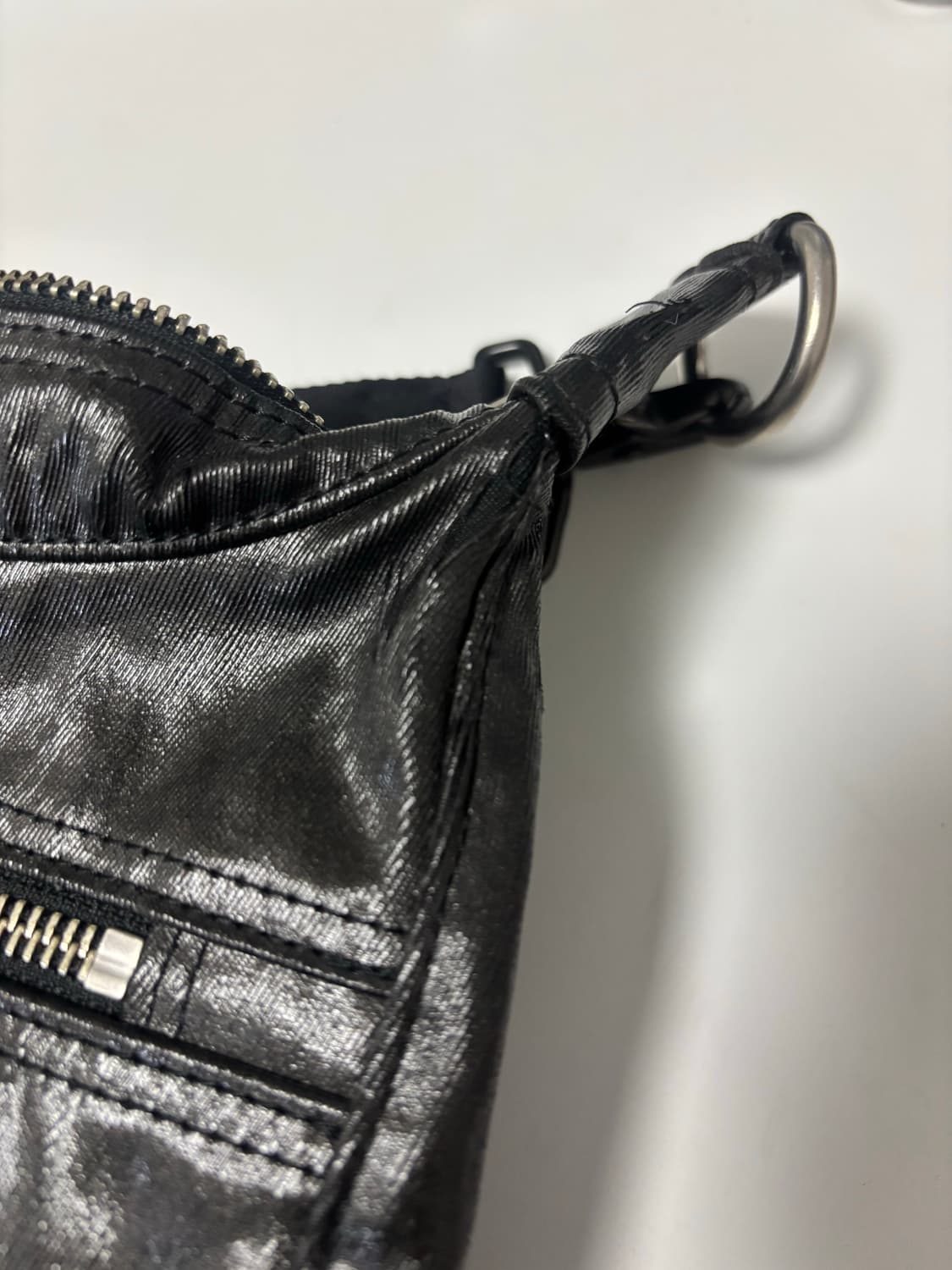 포터 샤인 코팅 나일론 숄더백 상품이미지8