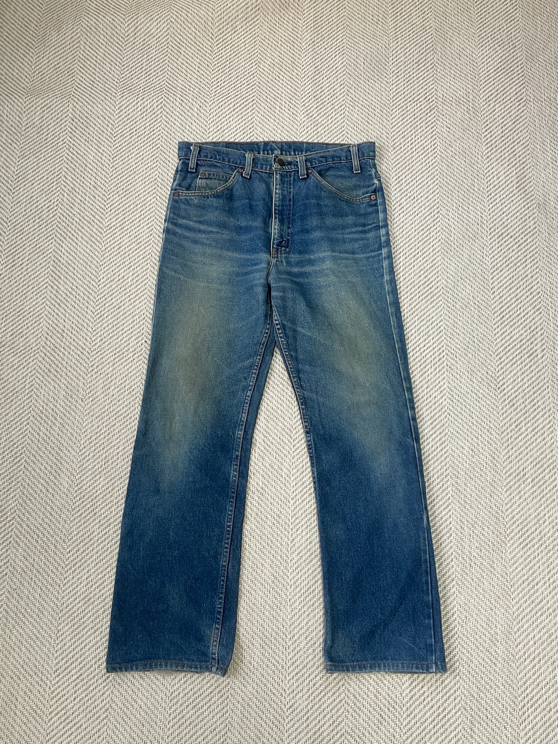 90s usa 탈론지퍼 오렌지 탭 리바이스517 데님팬츠  J03302 상품이미지2