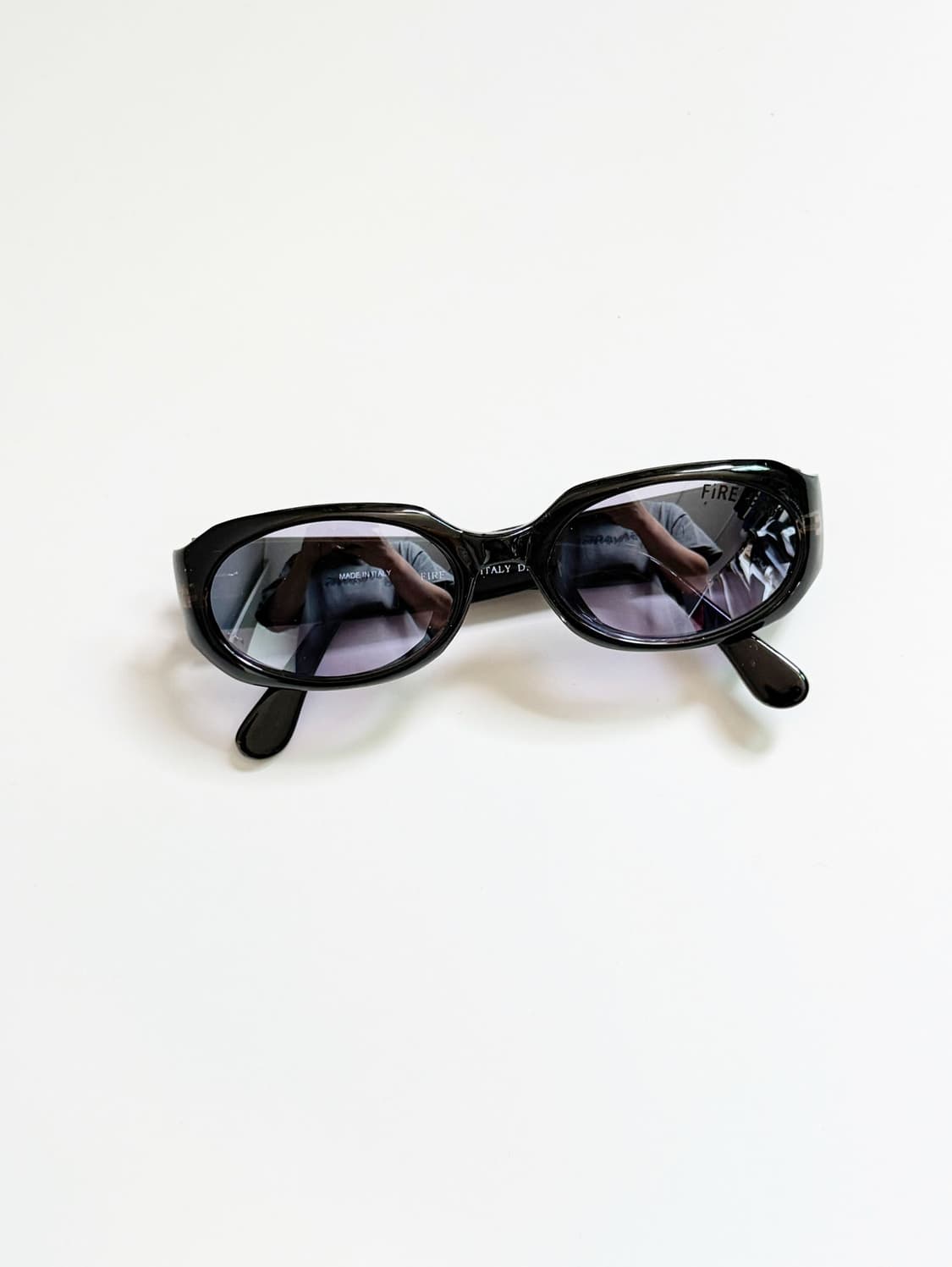 90s FIRE GAS 볼드 스퀘어 퍼플틴트 빈티지 선글라스 상품이미지2