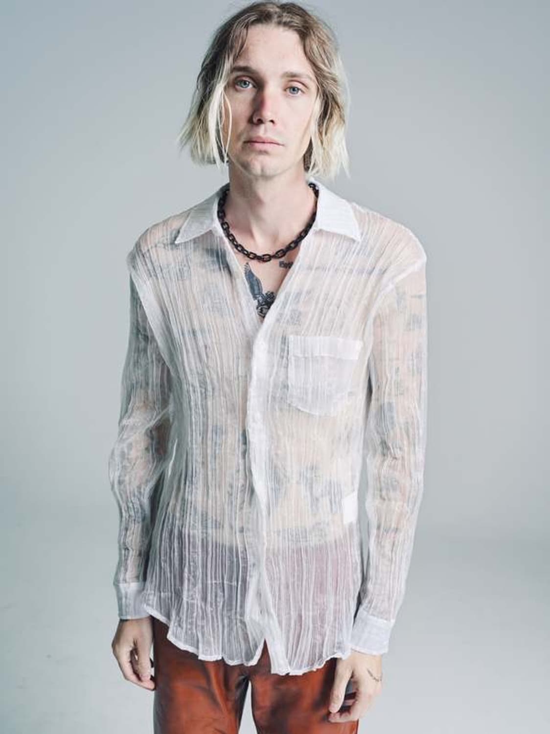 아워레가시 밀키 쿼츠 셔츠 48 새상품  상품이미지1