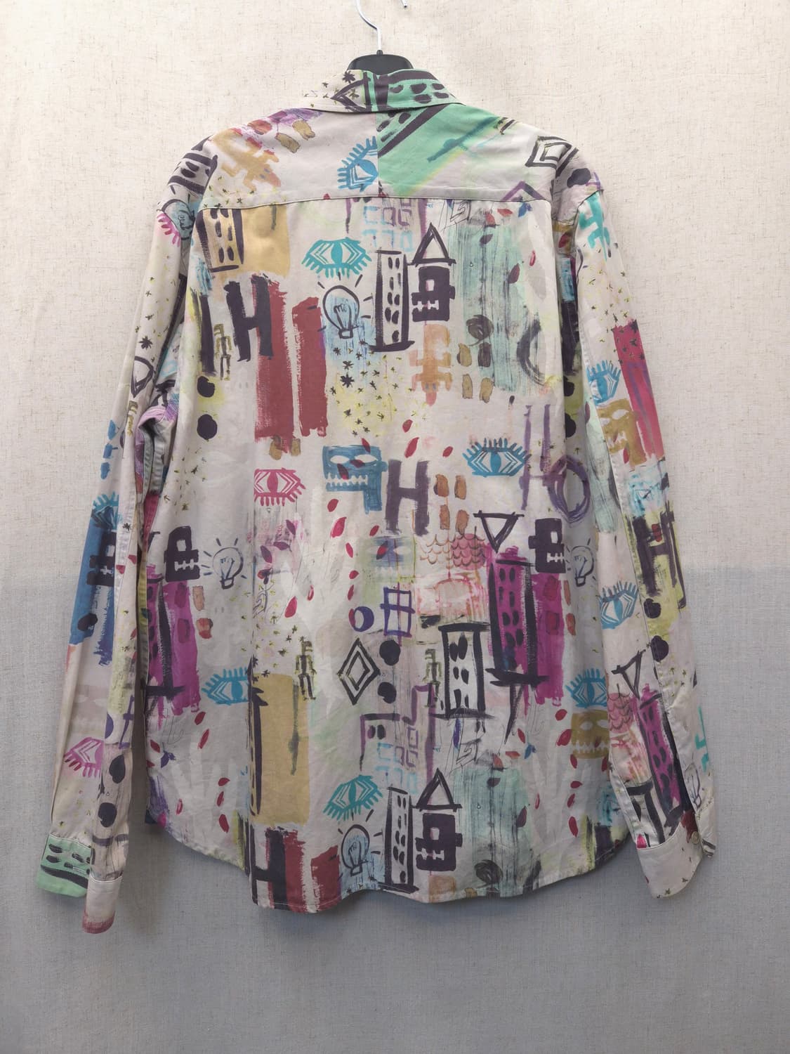 폴 스미스 진스 패턴 셔츠 L 상품이미지4